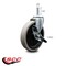 Service Caster Cambro Utility Cart Replacement Swivel Caster with Brake CAM-SCC-GR05S510-TPRS-SLB-716138 - alternate 3